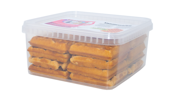 Vanillewafels – herbruikbare doos