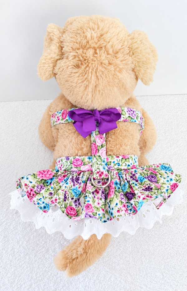 Purple with Pink Roses