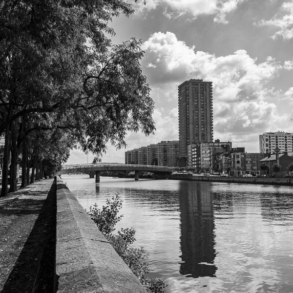 Reflet sur la Meuse.