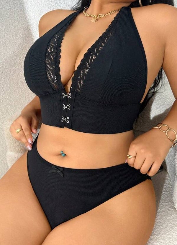 Romantisches Spitzen Damen Wäsche Set