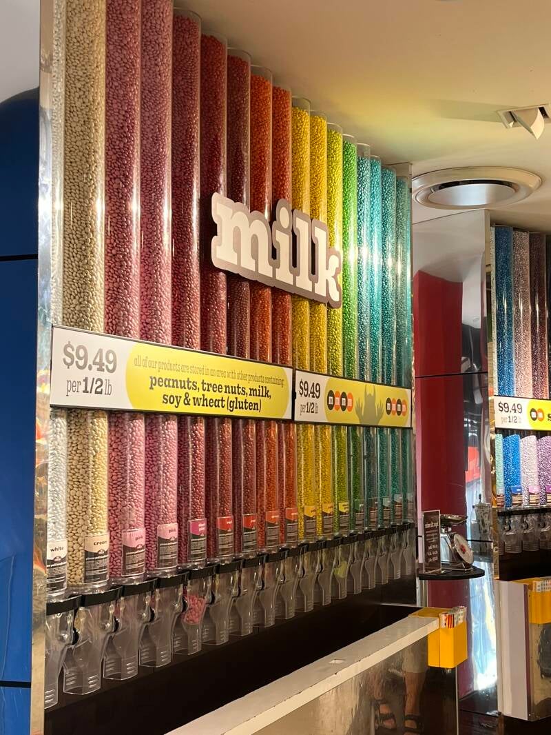 M&amp;M store op Times Square