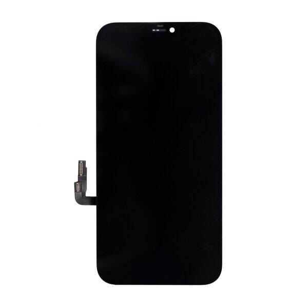For iPhone 12, 12 Pro Display and Digitizer Complete Black (Pulled)