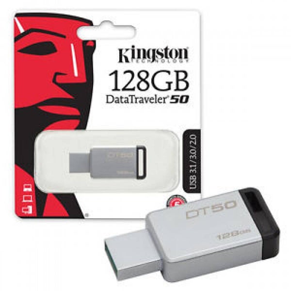 Kingston DataTraveler 50 - USB-stick - 128GB