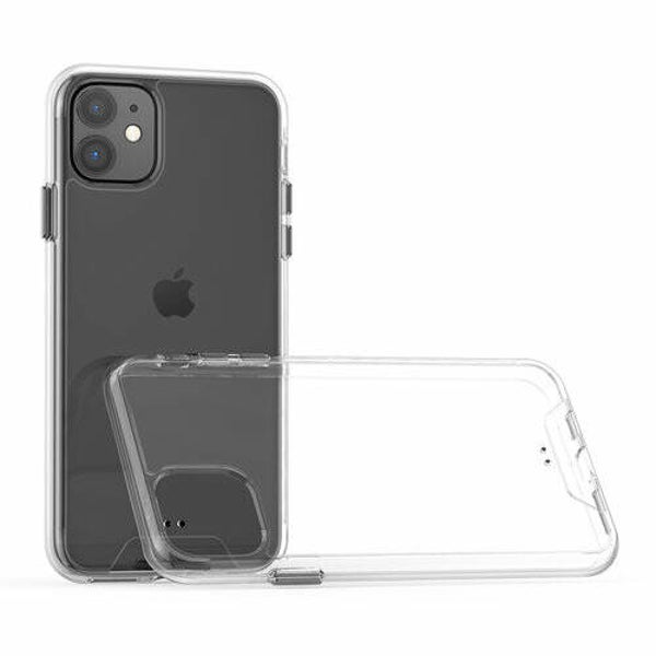 Apple iPhone 11 Transparant Backcover hoesje - silicone