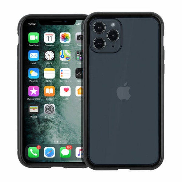 Apple iPhone 11 Pro zwart Backcover hoesje - Glas en metaal