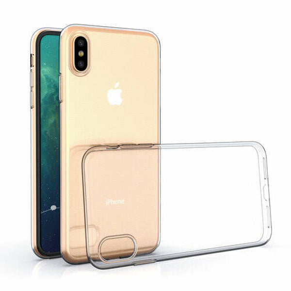 Apple iPhone X-Xs Transparant Backcover hoesje - silicone