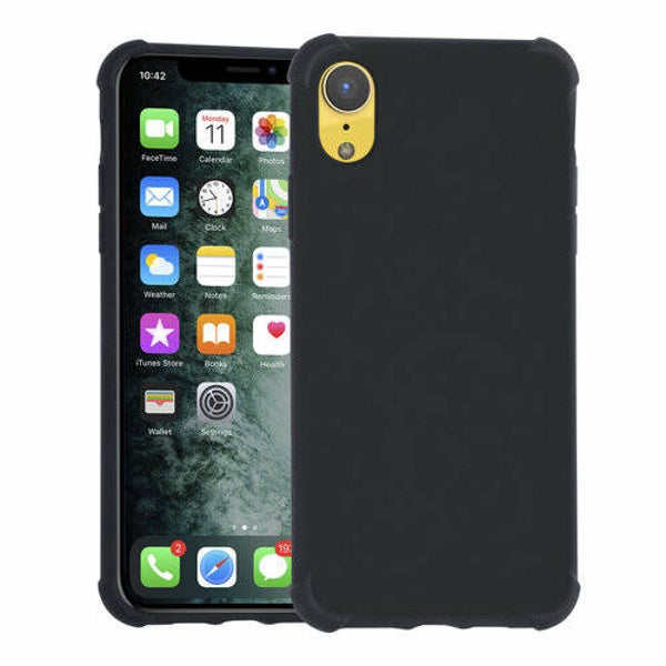 Apple iPhone XR zwart Backcover hoesje - silicone