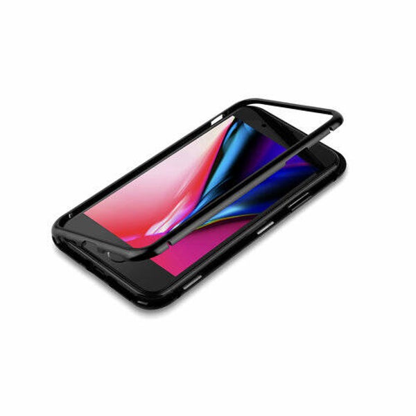 Apple iPhone 7-8-SE 2020 Backcover hoesje - Glas en metaal