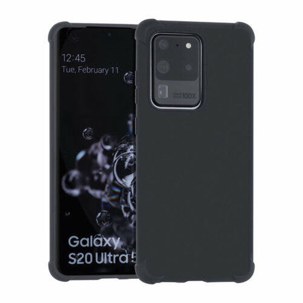 Samsung Galaxy S20 Plus zwart Backcover hoesje - silicone