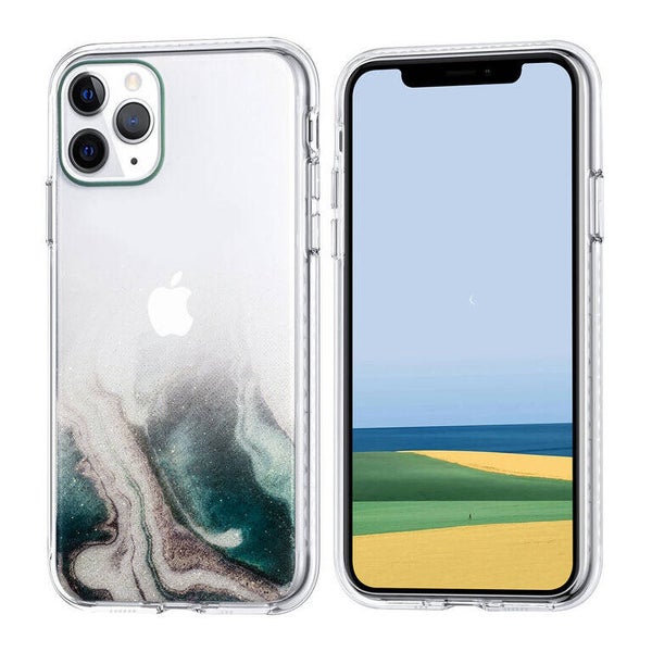 Apple iPhone 11 Pro Max TPU Backcover hoesje - Print Transparant