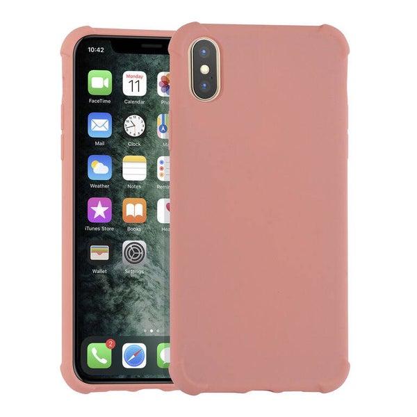Apple iPhone XR Roze Backcover hoesje - silicone