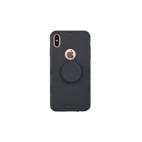 Apple iPhone Xs Max Zwart Backcover hoesje Soft Touch