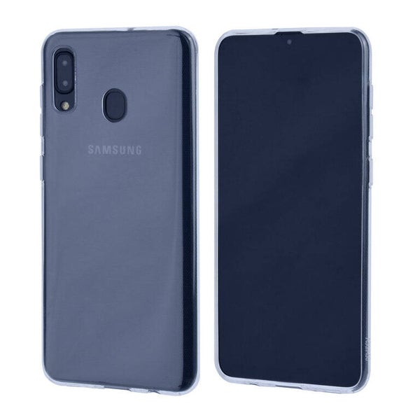 Binnenstructuur TPU Backcover voor Samsung Galaxy A30 - Transparant