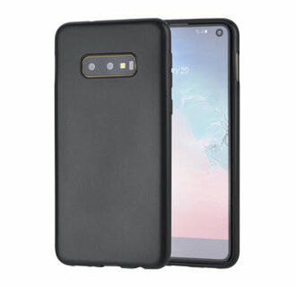 Binnenstructuur Zwart TPU Backcover voor Samsung Galaxy S10e -Zacht en duurzaam