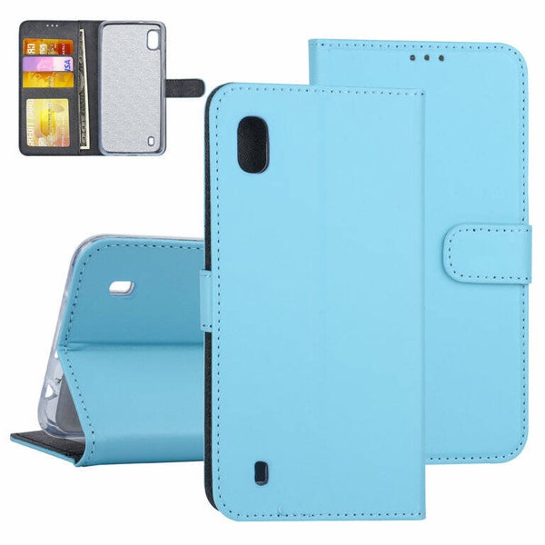 Blauw hoesje Samsung Galaxy A10 (2019) Book Case - Pasjeshouder - Magneetsluiting