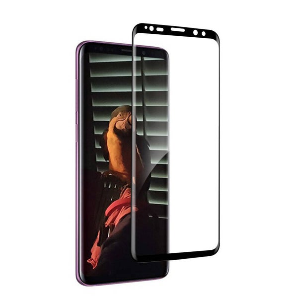Samsung Galaxy S9 Plus Soft Touch Zwart Screenprotector - Schermbescherming - Tempered Glas