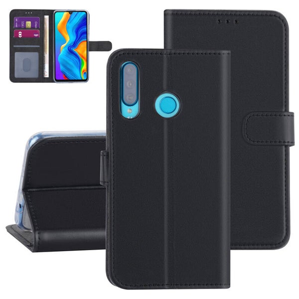 Huawei P30 Lite Pasjeshouder Booktype hoesje in verschillende kleuren - Magneetsluiting - Kunststof;TPU