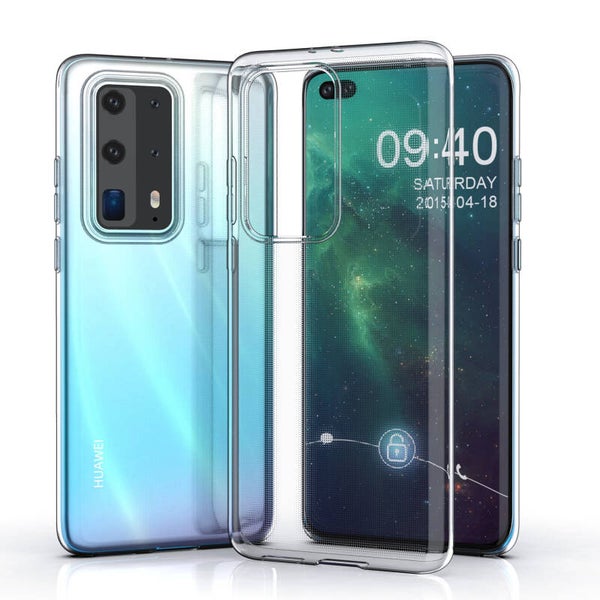 Huawei P40 Pro Plus Transparant Backcover hoesje - silicone