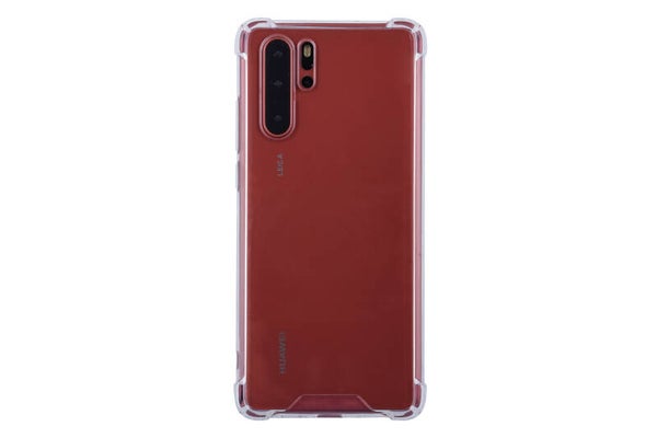 Backcover voor Huawei Huawei P30 Pro Extra Stoothoek - Transparant