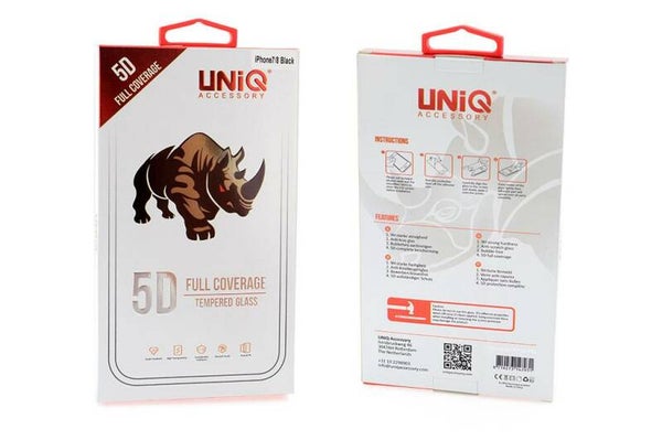 Uniq Screenprotector voor Apple iPhone 6 - 6s - Zwart