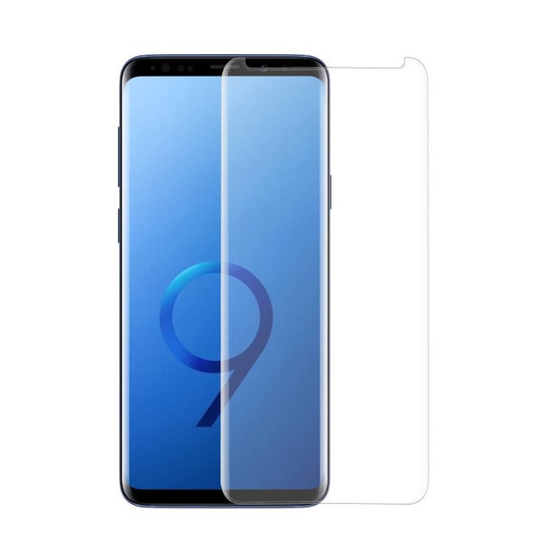 Samsung Galaxy S9 Soft Touch Zwart Screenprotector - Tempered Glass