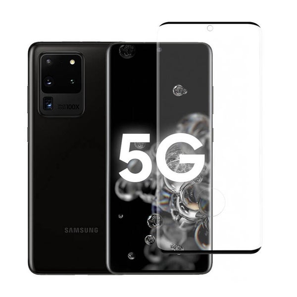 Samsung Galaxy S20 Ultra Zwarte Zijkant Screenprotector - Krasbestendig