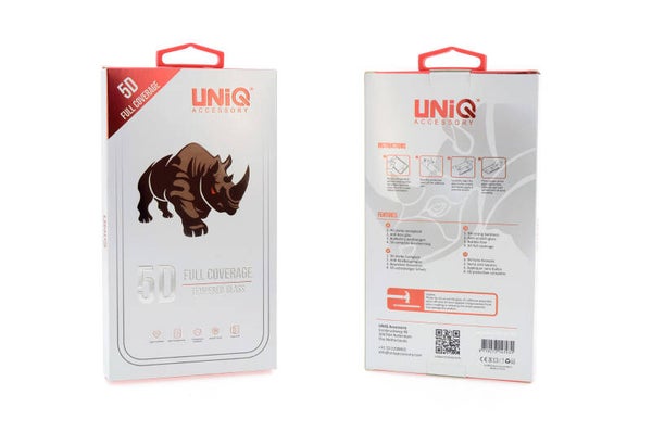 Screenprotector 5D Full Coverage voor Apple iPhone 7-8 Plus - wit