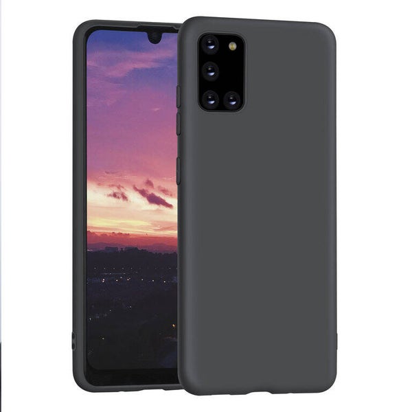 Samsung Galaxy A31 zwart Backcover hoesje - silicone