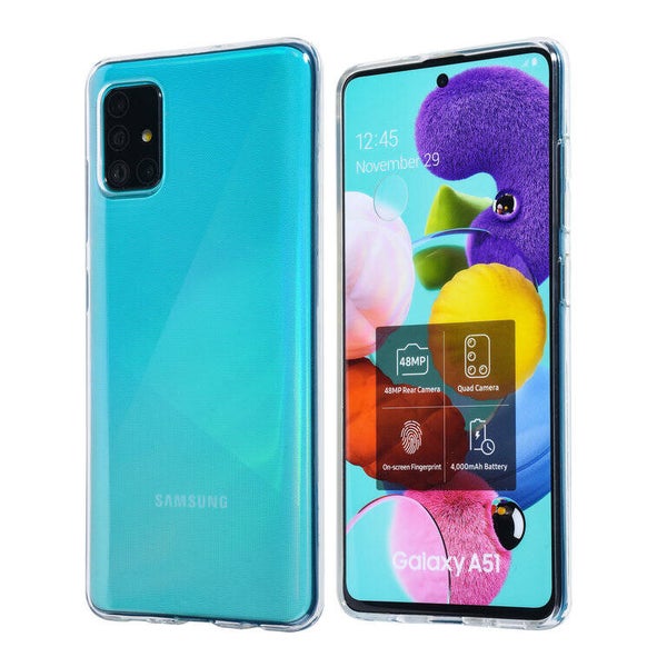 Samsung Galaxy A51 Transparant Backcover hoesje - Zachte aanraking