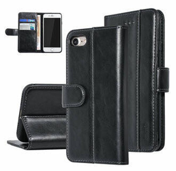 UNIQ Accessory iPhone 7-8-SE 2020 Zachte huid Booktype hoesje