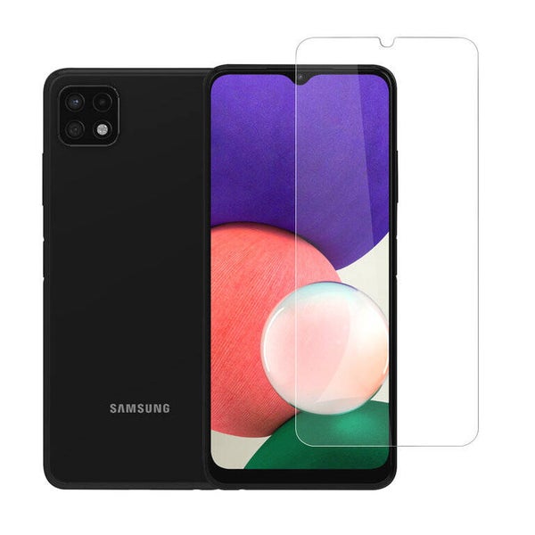 Samsung Galaxy A22 Tempered Glass Screenprotector - Transparant