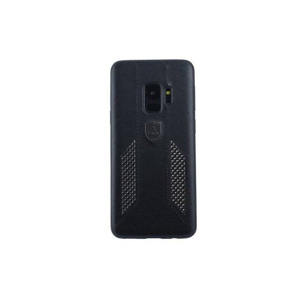 UNIQ Accessory Galaxy S9 Kunstleer Hard Case Back cover - Zwart