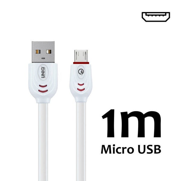 UNIQ Accessory Micro USB Kabel Fast charging data transfer - Wit