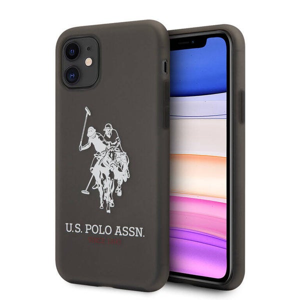 US Polo Apple iPhone 11semi-doorzichtig Backcover hoesje - Horse Logo
