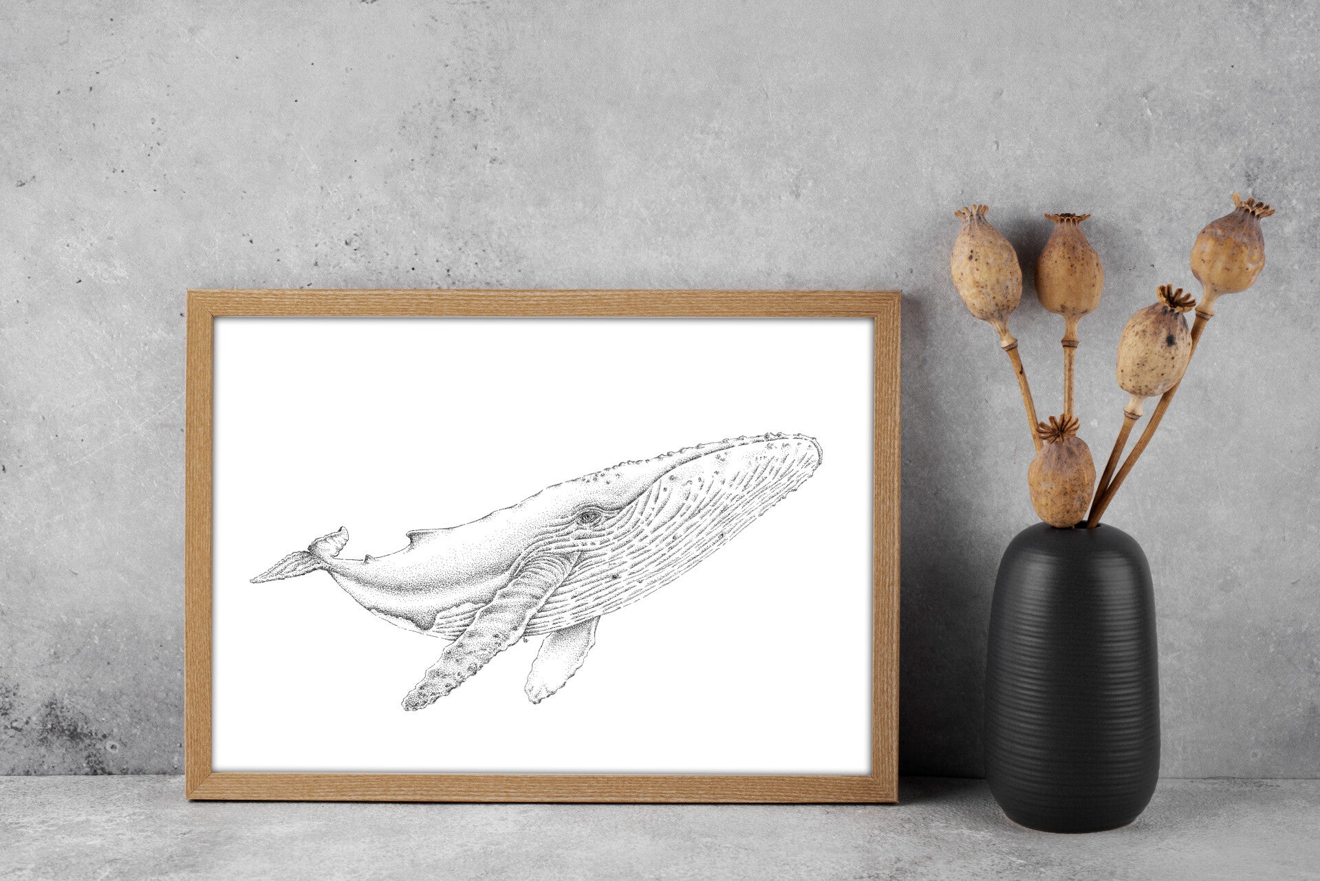 Dotwork Little Whale