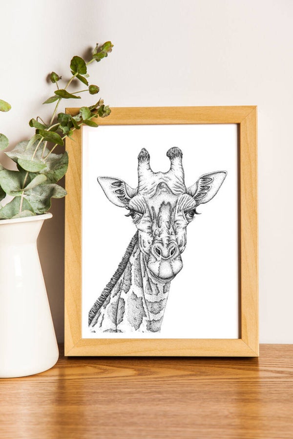 Dotwork Giraffe
