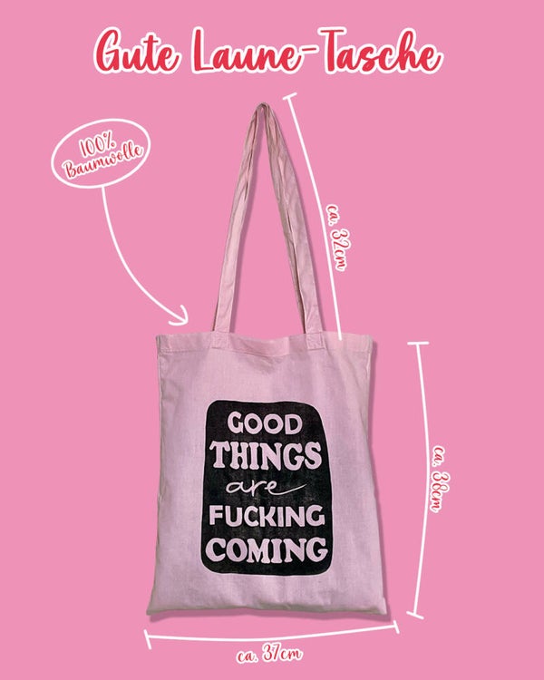 Gute Laune-Tasche rosa