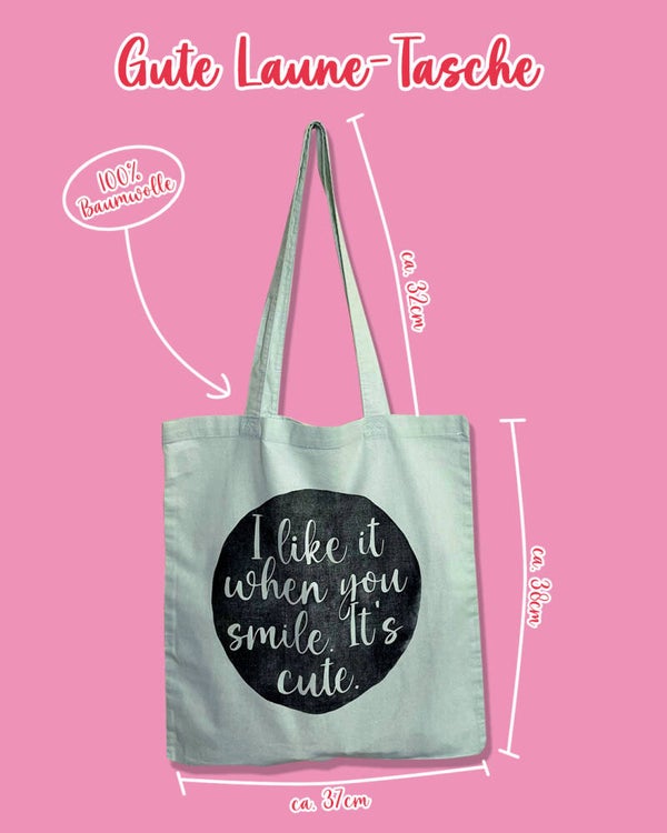 Gute Laune-Tasche mint