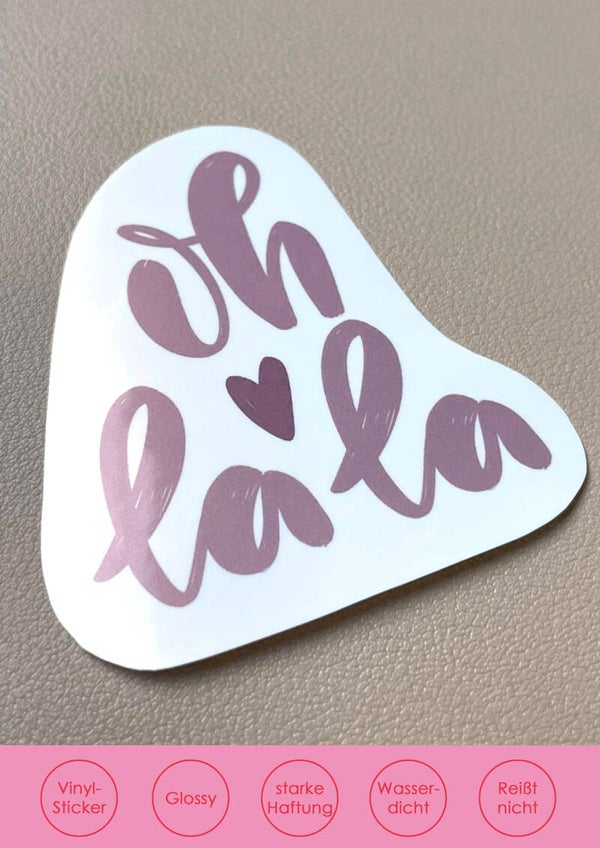 Sticker Ohlala flieder
