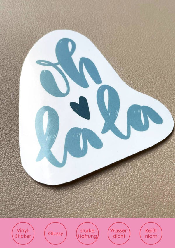 Sticker Ohlala türkis