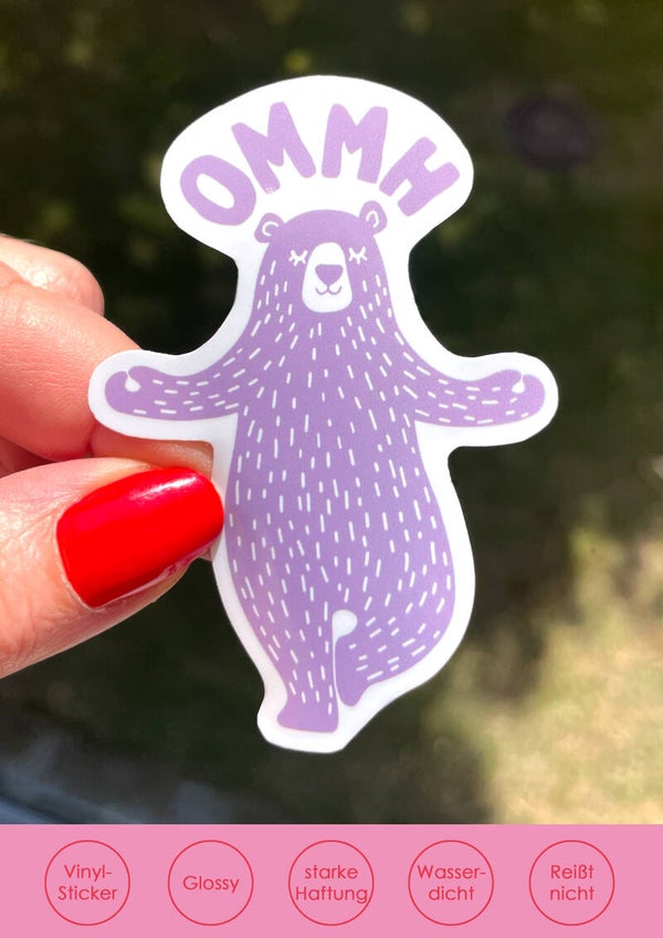 OMMH – Wird schon wieder! | Vinylsticker flieder