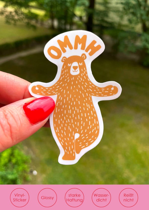 OMMH – Wird schon wieder! | Vinylsticker gelb