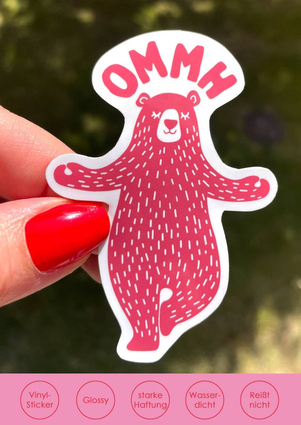 OMMH – Wird schon wieder! | Vinylsticker rot
