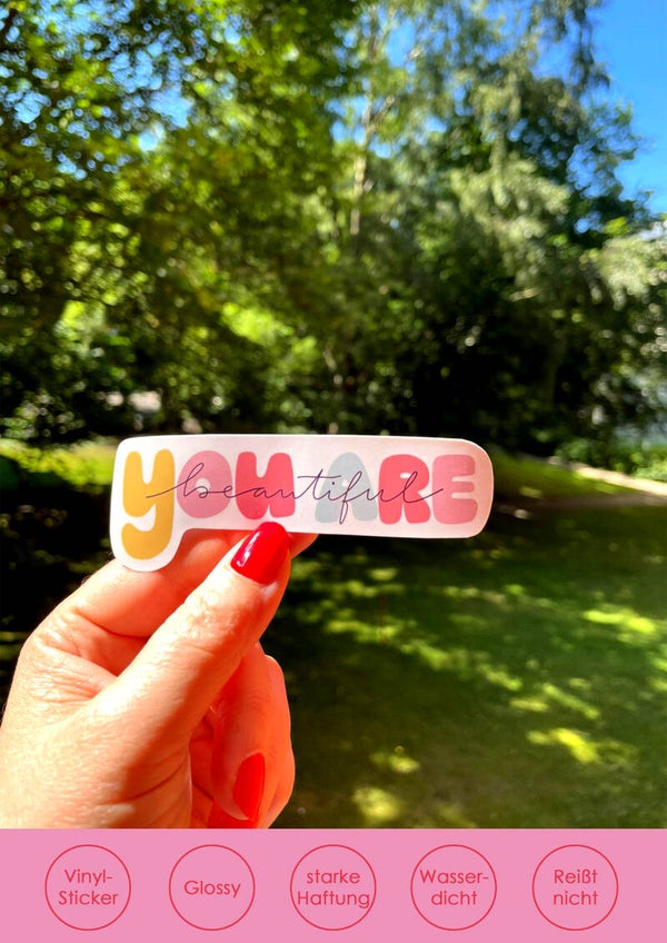 Sticker You are beautiful