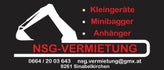 NSG Vermietung - Vermietung von Minibaggern, Anhängern und Kleingeräten
