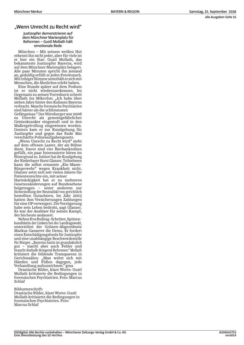 Wenn Unrecht zu Recht wird