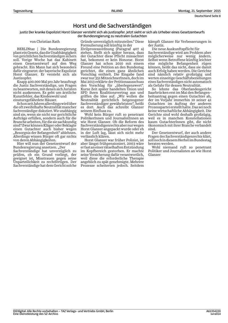 Kämpfer für besseren Patientenschutz