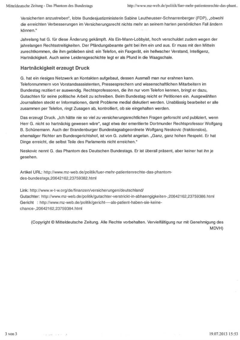 Das Phantom des Deutschen Bundestages 