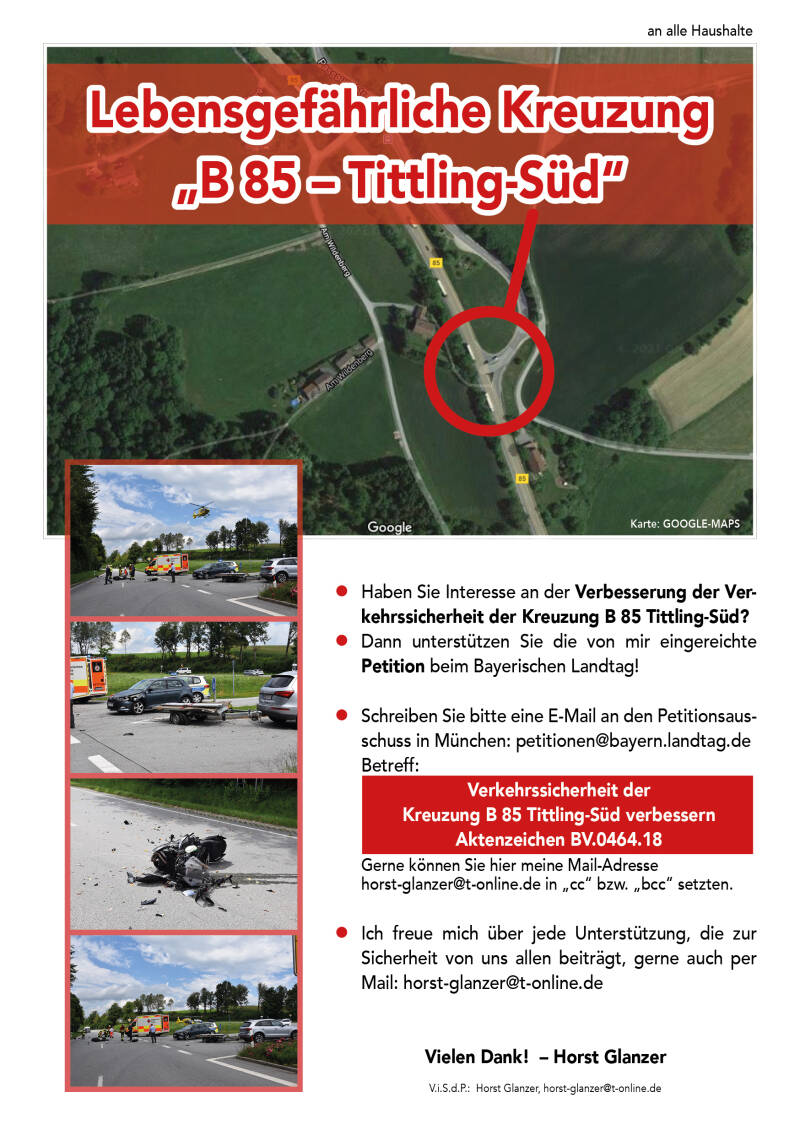Lebensgefährliche Kreuzung