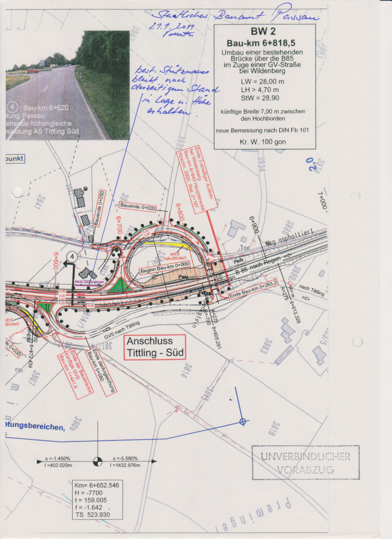 Die Baumaßnahme könnte Menschenleben retten !